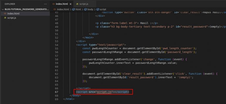 Password Generator Sederhana dengan JavaScript - Dicoding Blog