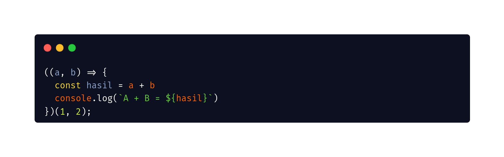 Belajar JavaScript: Immediately Invoked Function Expression