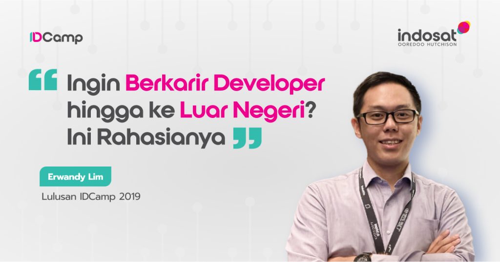 Kisah Putra Kepulauan yang Karir Developer di Luar Negeri Tentu banyak dari kita yang ingin karir developer di luar negeri. Harapan akan gaji dan kualitas hidup paripurna, membumbung tinggi. Tapi sudah tahukah rahasia mewujudkannya? Untuk itu, kita akan menyimak cerita karir seorang developer Indonesia di tanah rantau. Perkenalkan, Erwandy (28 tahun), lulusan Dicoding, Senior Software Engineer di Deloitte Taiwan. Perusahaan tempat ia bekerja tersohor dengan sebutan “the Big Four” top firma audit global. Seleksi internalnya terkenal ketat, berlapis, dan sophisticated alias tak main-main. Lantas bagaimana ceritanya putra daerah Karimun, Kepulauan Riau ini berhasil dipercaya pada posisi strategisnya kini? Sosok pemuda bersemangat ini antusias berbagi 3 rahasianya. Mari simak. #1 Rahasia 1: Kesukaan yang Murni (Genuine Interest) pada Dunia IT  “The only way to do great work is to love what you do” (Steve Jobs) Miliki kecintaan pada dunia IT. Ciptakan lewat perkaya diri dengan informasi.  Dulu tak ada yang menyangka anak kabupaten terluar di Indonesia ini akan berhasil melabuhkan karirnya di mancanegara. Bahkan Erwandy sendiri mengaku, “Tadinya nggak ada pikiran kerja di luar. Tertinggi, cita-cita saya kuliah aja. Eropa atau Amerika, mimpi saya.”  Lahir dan besar di pulau yang jauh dari imaji urban dan modernisasi digital, Erwandy ingin sekali menyibak dunia. Tulisan lusuh “Kuliah Luar Negeri, Bisa!” masih tertempel di meja kamarnya sejak SMA. Itulah motivasi setianya menyukai dunia sains dan teknologi. Dengan jadi ahli di bidang ini, ia yakin mampu raih kualitas hidup yang lebih tinggi.   Dulu saat SMA ia langganan tabloid telepon seluler yang populer di tahun 2000-an. Saking gandrungnya, ia sampai hafal segala jenis jenama (brand) telepon genggam dan spesifikasinya, di luar kepala. Dari situ  paham bahwa di dunia digital, perubahan dan inovasi bergerak sangat cepat. “Menantang!” serunya.  Untuk membuktikan tekad, Erwandy merantau kuliah S1 ke kampus AMIKOM Yogya, jurusan Sistem Informasi. Empat (4) tahun studi di kampusnya, ia mantap persiapkan diri menjadi seorang mobile developer, khususnya di bidang Android. Saat lulus, ia menyandang IPK Cum Laude 3.9. Tapi itu tidak cukup. Lantas? Simak berikutnya: #2 Rahasia #2: Portfolio Terbaik Berisi Kumpulan Karya Digitalmu  “CV sebagus apapun, tak akan dilirik tanpa produk yang riil. Faktanya saya diterima di Deloitte Taiwan karena Portofolio saya” (Erwandy) Persiapkan portofolio dirimu. Tampilkan karya-karya digital terbaikmu yang relevan untuk melamar di perusahaan luar negeri Seorang developer wajib punya portofolio berupa kumpulan karya digitalnya. Ini bukanlah skripsi, tesis, atau dummy/purwarupa/prototype, melainkan produk riil yang telah berfungsi sepenuhnya untuk user.   Erwandy telah mempersiapkan ini sejak kuliah. Menurutnya ada beberapa cara kita bisa menghasilkan portfolio terbaik agar diterima kerja di perusahaan kelas dunia:  Mengikuti Kelas Programming yang Berorientasi Hasilkan Karya Digital Sendiri  Belajarlah di tempat di mana kamu dituntun lantas dituntut hasilkan karya digitalmu sendiri. Tidak mudah, tapi ini mutlak perlu jika kamu ingin berkembang. Erwandy belajar di beberapa platform edu-tech online berstandar industri global, termasuk Dicoding. Faktanya ia member setia Dicoding sejak hari ke-4 kami berdiri pada Januari 2015. Dari 8 kelas Dicoding yang ia luluskan, fokusnya adalah alur belajar Android Developer. Jebolan Beasiswa IDCamp 2019 dari Indosat Ooredoo ini telah mentas hingga kelas Belajar Fundamental Aplikasi Android di mana ia membuat aplikasi Movie Database-nya sendiri lewat teori dan tutorial Dicoding.  “Saat melamar kerja di Deloitte, saya menyertakan portofolio Dicoding saya. Tak hanya bermanfaat sehingga saya diterima, materi yang terstruktur dan step-by step dari Dicoding seperti Firebase, Retrofit, dan Glide pun masih kepake dalam pekerjaan saya sekarang.” (Erwandy) Mengikuti Lomba Karya Digital yang Bergengsi  Lomba adalah jalan pintas untuk menghasilkan karya bermutu, bertemu dengan para developer yang lebih andal, dan membuka peluang baru.  Tak peduli kamu siswa/i SMP ataupun telah bekerja, ikutilah kompetisi karya digital. Kamu jadi terlatih untuk bersaing kompetitif guna menghasilkan solusi terbaik.  Sejak SMA Erwandy rutin mengikuti Olimpiade. Lantas di bangku kuliah, ia dan tim sempat berpartisipasi pada banyak kompetisi, termasuk Indonesian ICT Awards 2013, salah satu Challenge bergengsi Kemenkominfo kala itu.  Erwandy bersama timnya yang bertanding pada INAICTA 2013 Berbasis Java Desktop, karyanya merupakan sebuah Sistem Pakar/Expert System bernama DESA yang berfungsi membantu Petani menentukan jenis tanaman berdasar kemiringan tanah, suhu udara, dsb. Produk tsb menjadi salah satu portofolio kebanggaan dan meluaskan jejaringnya dengan Kemenkominfo. “Saya bangga telah berani berkompetisi. Lomba bantu kita asah portofolio, latih PD, dan cari peluang,” tambahnya.   Kamu pun bisa mengikuti kompetisi berlevel nasional. Manfaatkan fitur Dicoding Challenge dengan sungguh-sungguh. Mengambil Job Freelance Jangan pandang kerja freelance setengah mata. Di sini kamu jadi terlatih bernegosiasi dan memenuhi permintaan client.  Kegiatan ini bisa kamu lakukan sembari kuliah atau pun kerja full time. Saat masih kuliah, Erwandy sempat bekerja freelance untuk sebuah software house rujukan Bank Indonesia. Platform Web dan App “SiGadis” buatannya membantu BI cabang Bali untuk berikan info harga pasar untuk komoditas domestik pasar di sana. Setelah mengikuti 4 hal di atas, selamat! Kamu telah menelurkan beberapa produk karyamu sendiri. Lantas bagaimana cara mengemasnya?   Miliki profil LinkedIn yang baik. Lalu presentasikan gambar hasil karyamu dalam bentuk beberapa lembar dokumen yang menarik dan dalam bahasa Inggris. Berikut ini dari Erwandy hanyalah contoh. Ciptakanlah portofolio-mu sendiri yang sangat menjual untuk perusahaan kelas dunia.  Portofolio Erwandy berupa 1 dokumen berisi karya apa saja yang telah ia buat, yakni Web, App, dan Desktop. Ini hanya salah satu contoh dari sekian banyak karya App-nya. #3 Bahasa Asing dan Skill Multikultural Menguasai bahasa Inggris itu mutlak. Tapi itu saja tidak cukup. Jika kamu ingin berkarir di sebuah negara non bahasa Inggris, kuasai lingua franca-nya juga.  Erwandy pada awalnya hanya bisa menguasai Bahasa Inggris. Tapi setelah ia menempuh studi S2-nya di bidang Bio Informatika & Medical Engineering dan bekerja part time di Taiwan, mau tak mau ia harus mempelajari bahasa setempat. Lulus dari kampus Asia University dengan keahlian bahasa Mandarin, ia dipercaya bekerja 4 tahun di sebuah perusahan nasional sebagai Web & Android Developer.  Hasil dari semua pengalamannya, sejak 2019 ia mulai menapaki karir baru. Kini di Deloitte ia berperan sebagai Senior Software Engineer. Apa kesannya?  “Kerja di perusahaan multinasional itu, sangat fokus pada kerja tim, profesionalisme, kerja terstruktur, dan mengutamakan kesempurnaan dalam menghasilkan karya apapun itu. Perusahaan multinasional sekelas Deloitte sangat menghargai pentingnya talenta dan investasi pengembangan SDM. Saya bersyukur rutin dapat training hardskill.”  (Erwandy) Erwandy (paling kiri, berdiri) bersama tim Mobile App-nya di kantor Jika kamu kadang minder, latih untuk PD dari sekarang. Dalam kerja tim antarnegara, perlu sikap luwes dan tak boleh minder. Kita dituntut untuk berkomunikasi dengan tim beragam latar belakang. Jika hadapi kesulitan, kamu harus siap untuk rapat dengan tim di negara lain dan cari solusi bersama. Ingin juga berkarir developer hingga kerja di luar negeri tapi tak yakin kamu bisa?  Apapun latar belakangmu, mari belajar untuk tidak menyerah pada keadaan. Erwandy, putra Karimun, telah membuktikan.  Ke depan, ia ingin membangun startup-nya sendiri, mungkin di bidang pendidikan atau lainnya. Kamu pun bisa. Mari persiapkan portofolio terbaik yang mengantarmu ke sana. Kisah Putra Kepulauan Terluar Indonesia yang Karir Developer di Luar Negeri - end Mari simak kisah developer kelas dunia lainnya: 3 Tips Talenta Digital Indonesia Go International