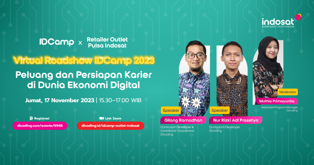 IDCamp Virtual Roadshow: Peluang dan Persiapan Karier di Dunia Ekonomi Digital