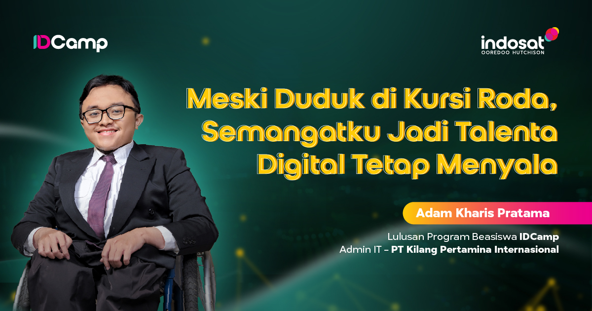 Meski Duduk di Kursi Roda, Semangatku Jadi Talenta Digital Tetap Menyala