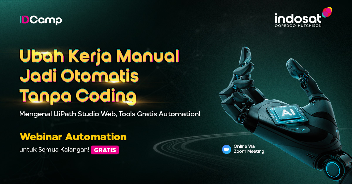 Ubah Kerja Manual Jadi Otomatis Tanpa Coding. Ikuti Webinarnya!